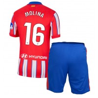 Atletico Madrid Nahuel Molina #16 Domaci Dres za djecu 2024-25 Kratak Rukav (+ Kratke hlače)